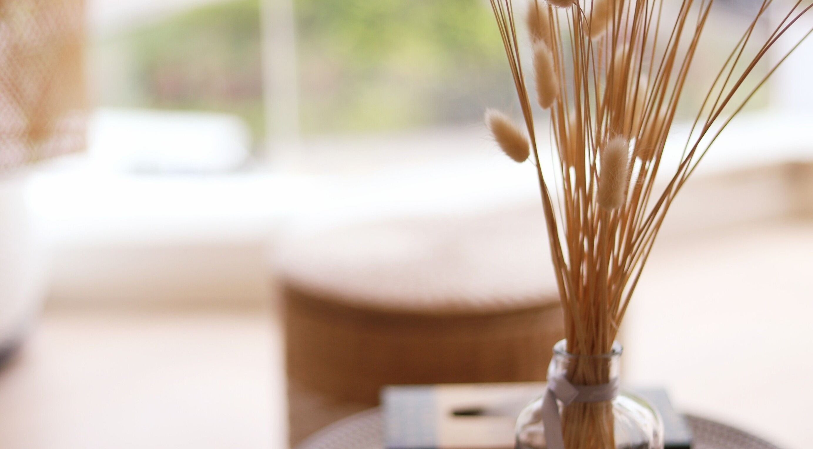 Elegant dried flowers on a table at My Beauty Place SDN Bhd, Kuala Lumpur, Wilayah Persekutuan Kuala Lumpur, MY.