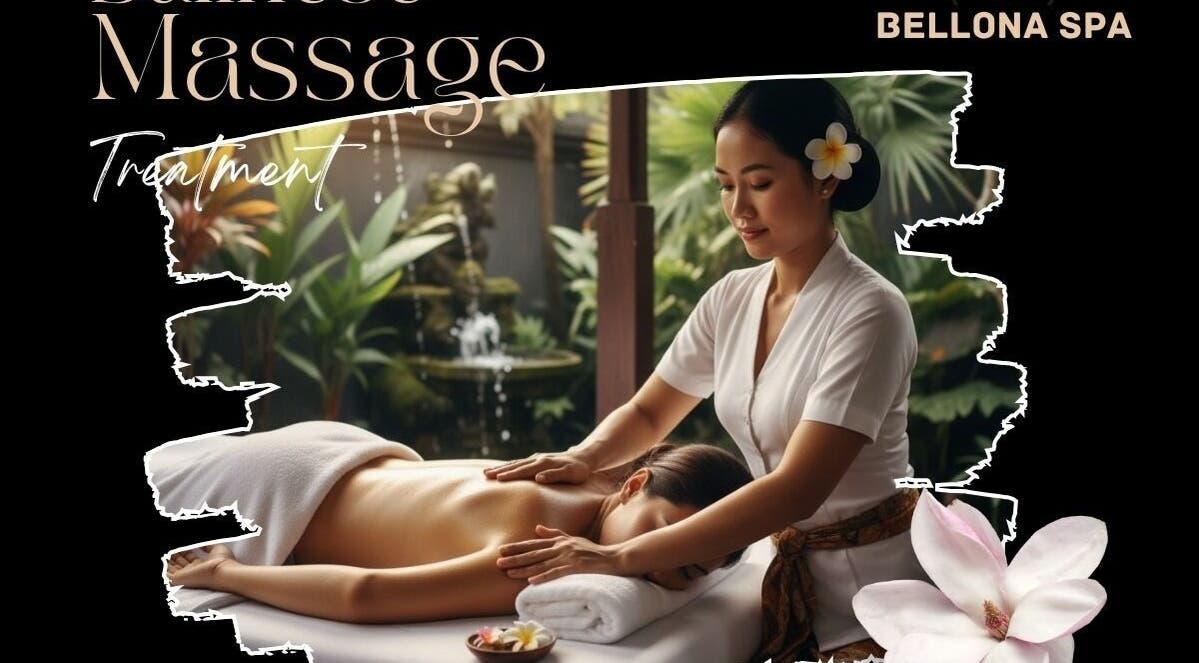Relaxing Balinese massage at Bellona Spa, Bengaluru, Karnataka, IN featuring serene garden backdrop.