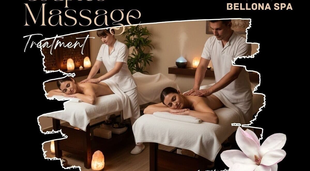 Relaxing couples massage at Bellona Spa, Bengaluru, Karnataka, IN, offering a tranquil and rejuvenating experience.