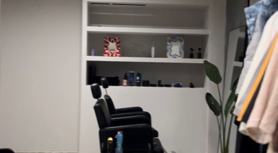 Modern salon interior at ORBIT CREW, San Nicolás De Los Arroyos, Provincia De Buenos Aires, AR showcases stylish decor.