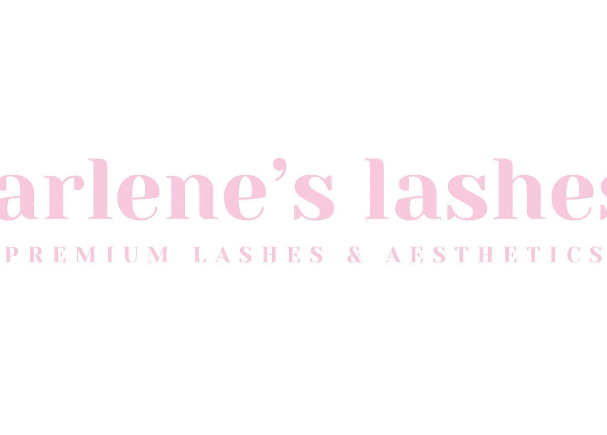 Carlene’s Lashes logo in pastel pink, Courtice, Ontario, CA.