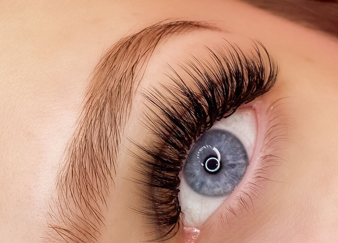Eyelash extensions showcasing artistry at Carlene’s Lashes, Courtice, Ontario, CA.