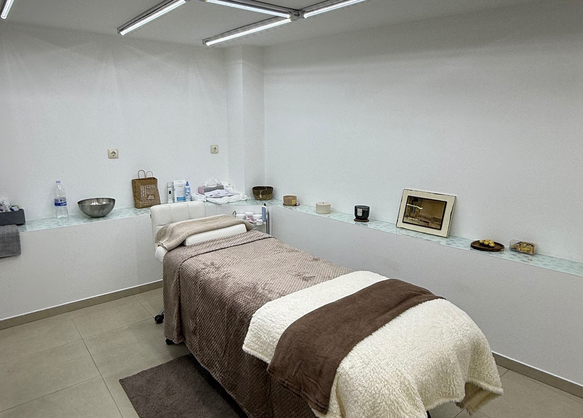 Treatment room at Cloud 9 Spa, Plovdiv, Plovdiv, BG with massage table and calming decor.