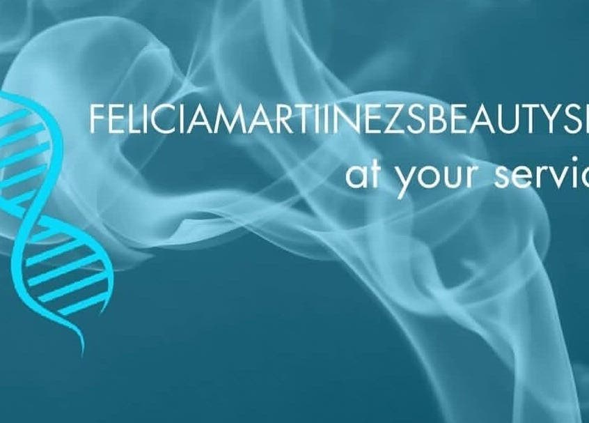 Felicia.ciamartiinezsbeautyspa logo with smoke design, Vanderbijlpark, Gauteng, ZA.