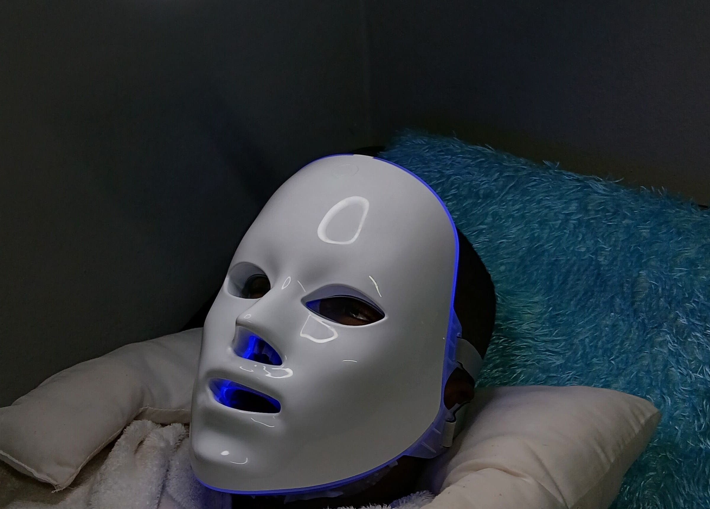 LED facial mask treatment at Felicia.ciamartiinezsbeautyspa, Vanderbijlpark, Gauteng, ZA.