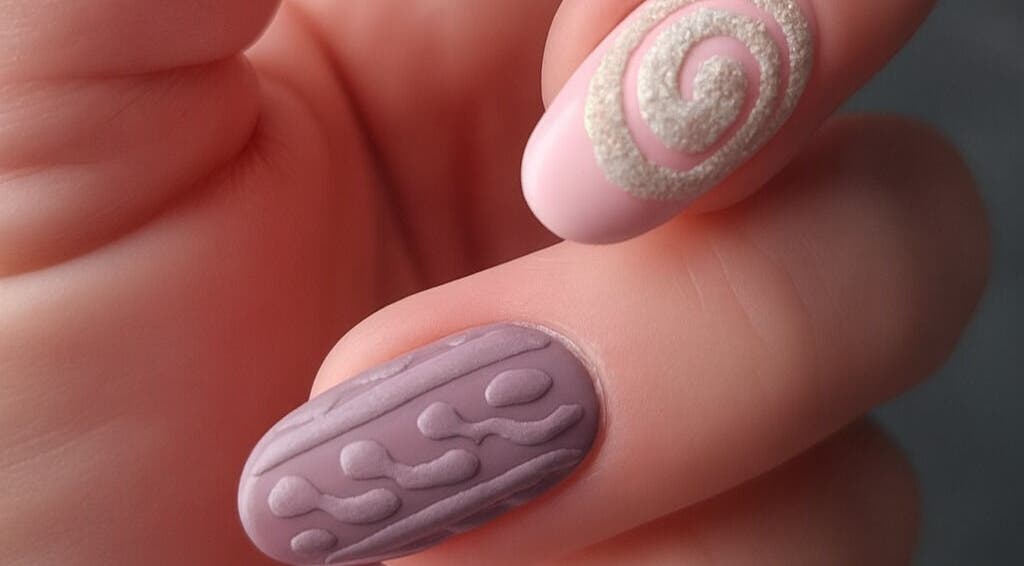 Manucure texturée chez Fée Moibel, Hastingues, Nouvelle-aquitaine, FR.