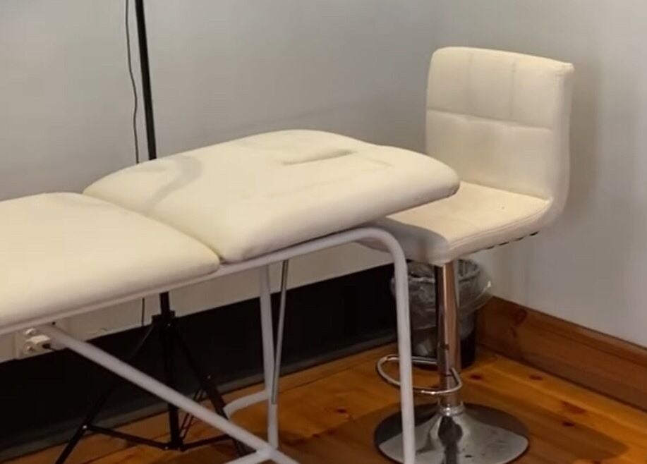 Comfortable beauty chair and bed at Lashed by Tee, Cape Town, Western Cape, ZA.