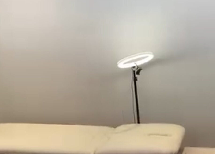 Relaxing treatment room at Lashed by Tee, Cape Town, Western Cape, ZA, featuring a comfortable massage bed.