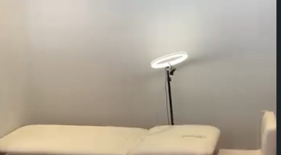 Relaxing treatment room at Lashed by Tee, Cape Town, Western Cape, ZA, featuring a comfortable massage bed.