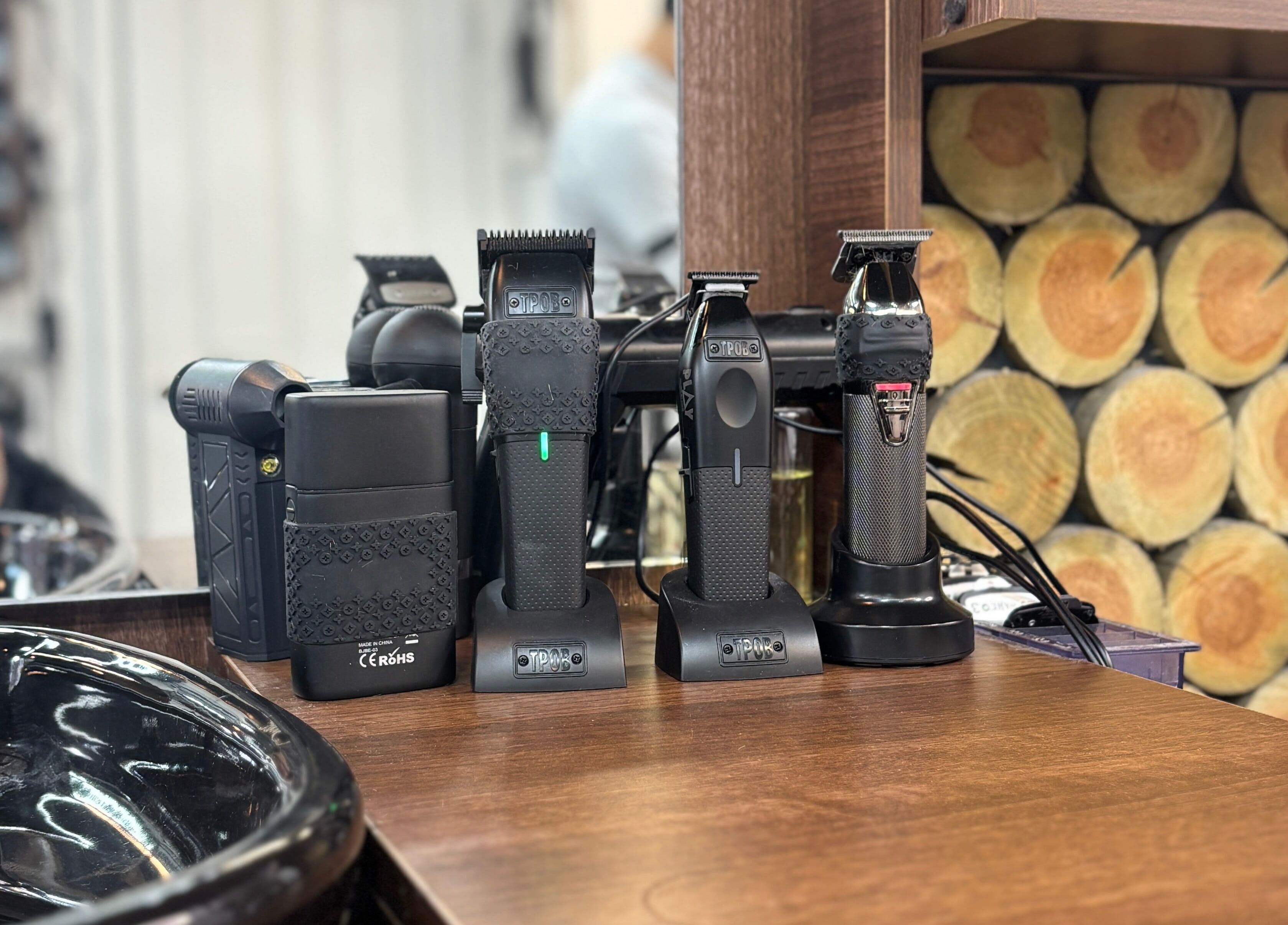 Professional hair clippers at M&k barbers, Brighton And Hove, England, GB, ready for expert styling.