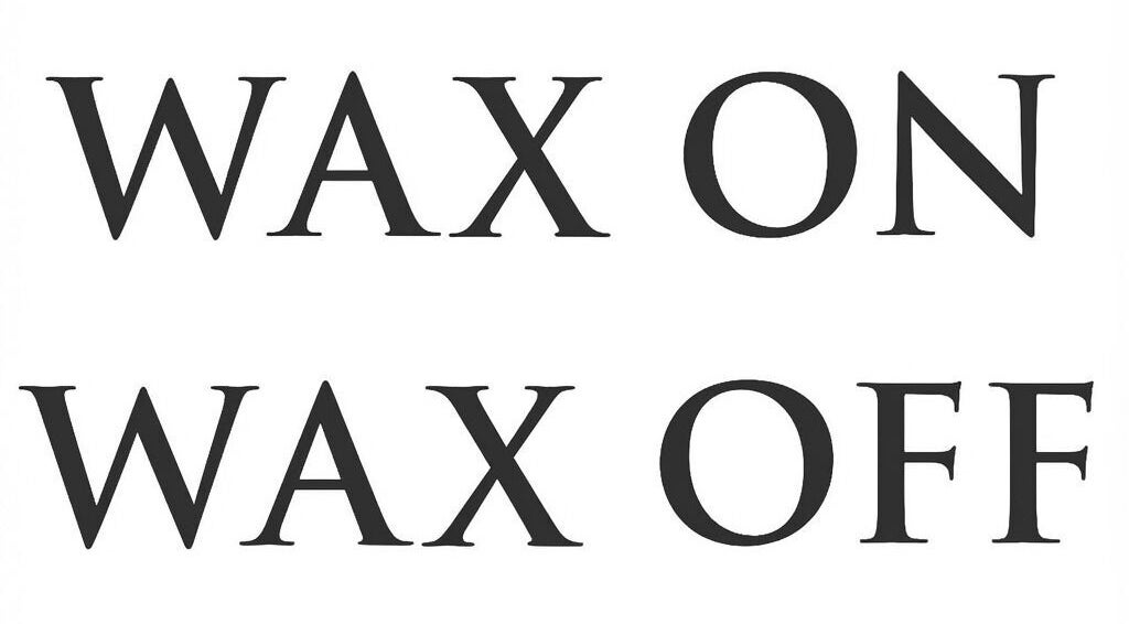 Wax On Wax Off logo, Cape Town, Western Cape, ZA. Beauty and wellness venue for waxing services.
