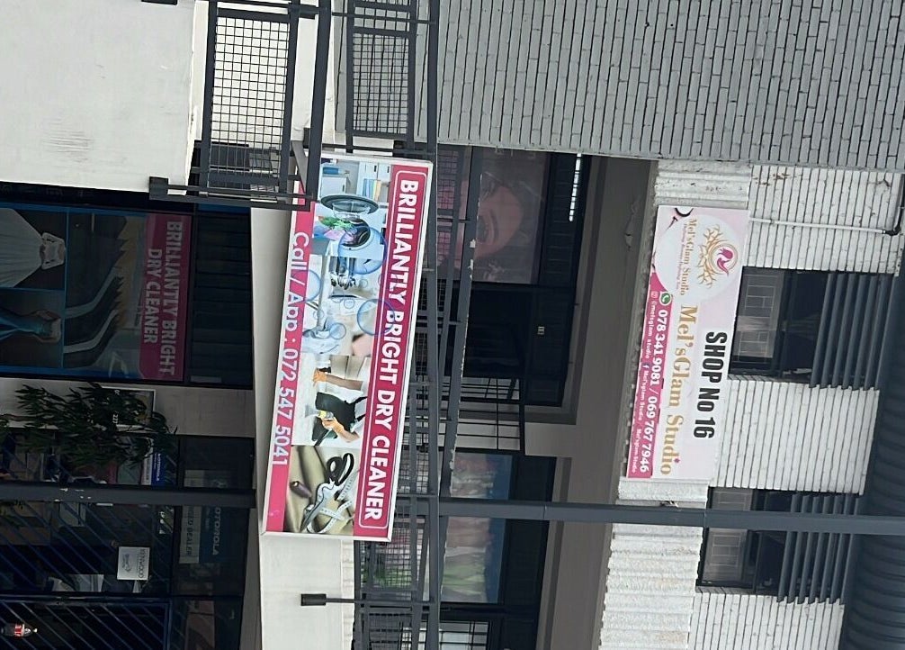 Entrance of Mel’sGlam Studio at Johannesburg, Gauteng, ZA showcasing signage and facade.