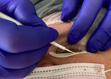 Eyelash treatment at Maddie's Nail & Beauty Studio, Calne, England, GB. Precision care for radiant beauty.