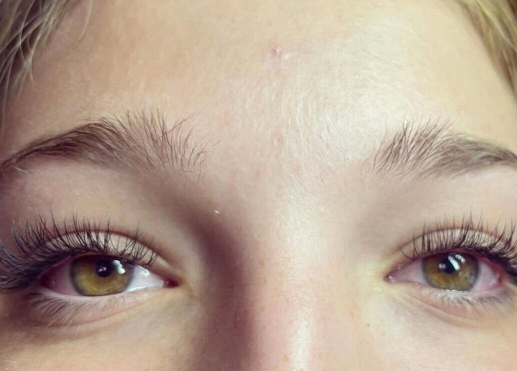 Close-up of lash extensions at Vip Nail Spa Columbia MD, showcasing beauty services in Columbia, Maryland, US.