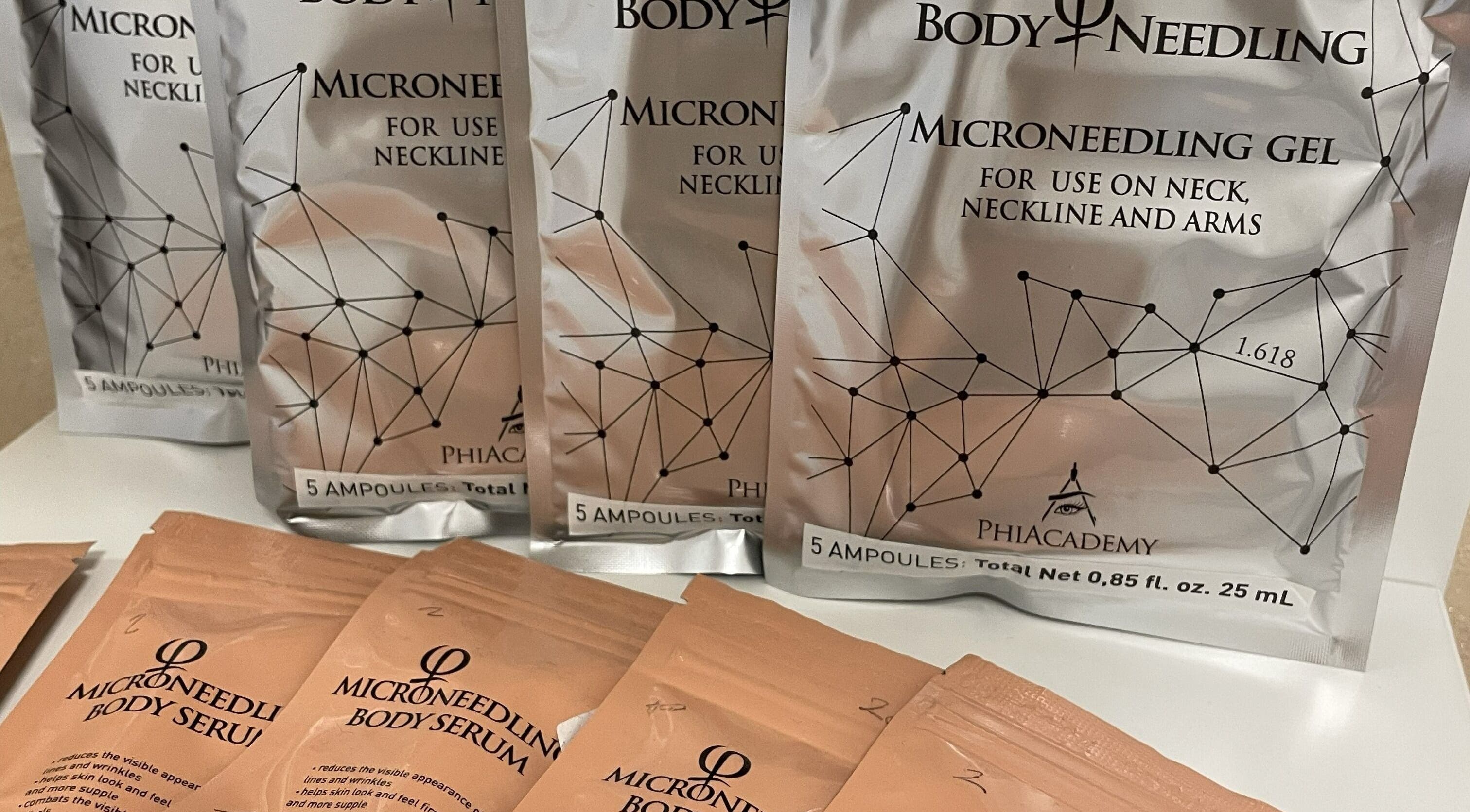 Microneedling gels and serums available at JVB Beauty & the Brows in Genève, Genève, CH.