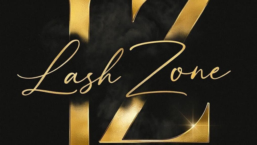 Elegant gold logo of Lash Zone in Narellan Vale, New South Wales, AU.