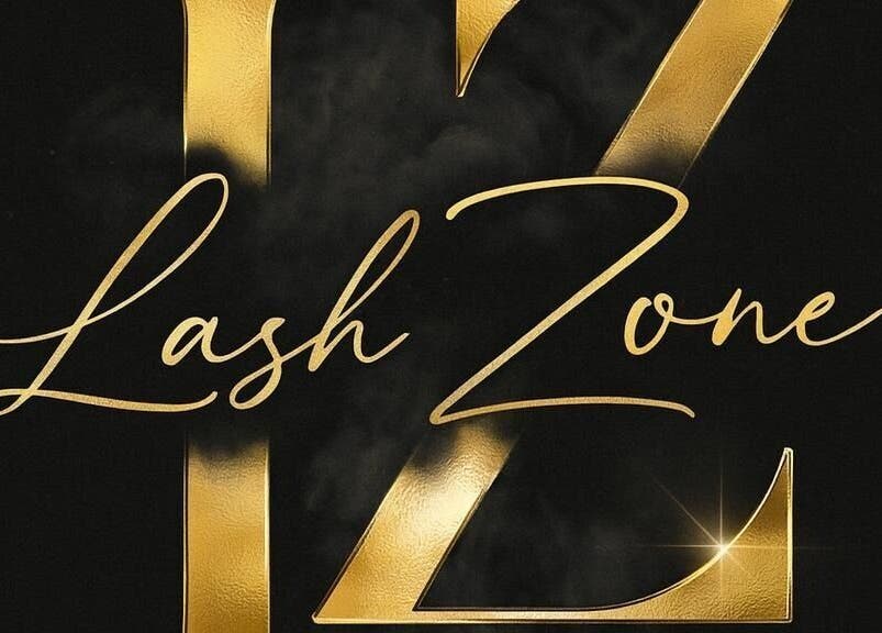 Elegant gold logo of Lash Zone in Narellan Vale, New South Wales, AU.