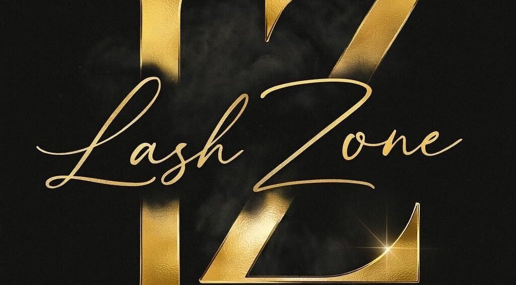 Elegant gold logo of Lash Zone in Narellan Vale, New South Wales, AU.