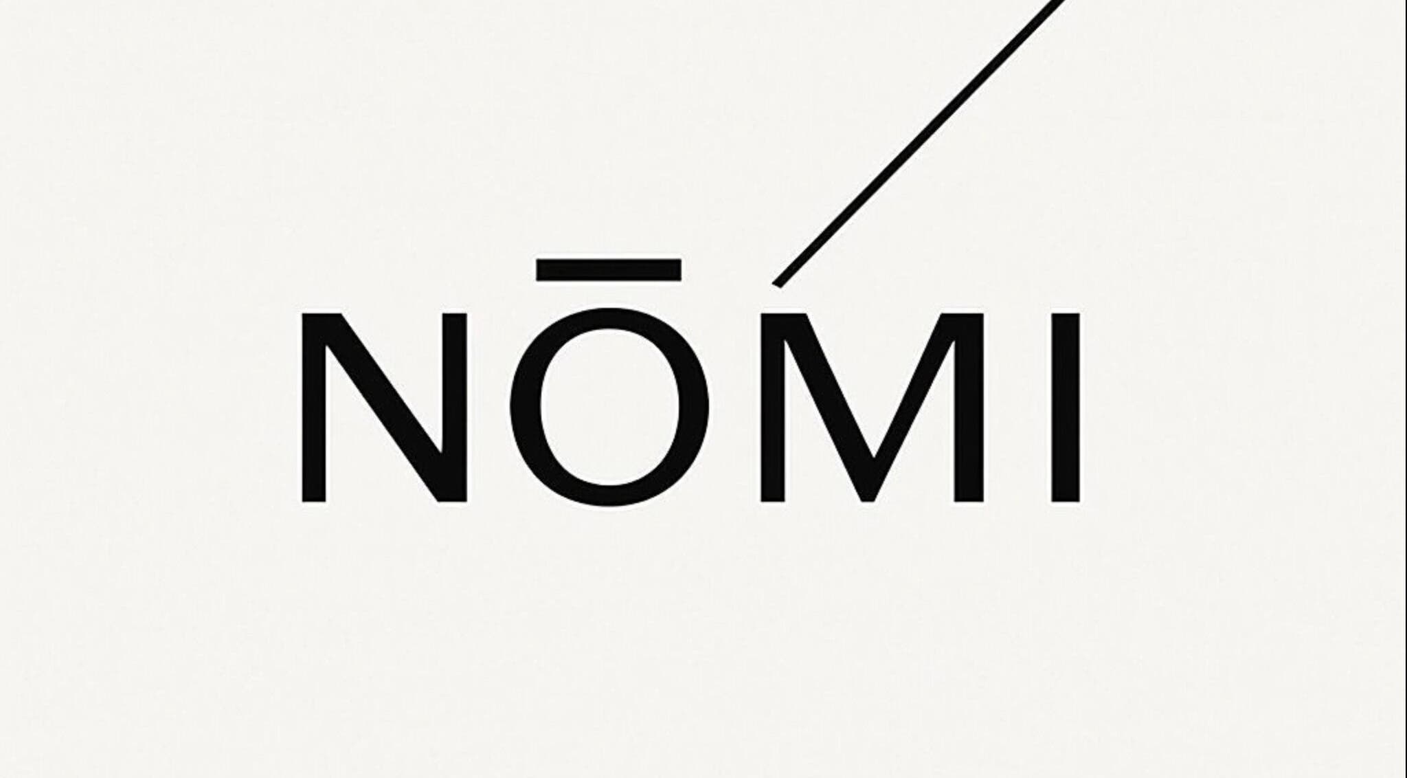 Черно-белый логотип NOMI BEAUTY STUDIO в Кракове, Województwo Małopolskie, PL.