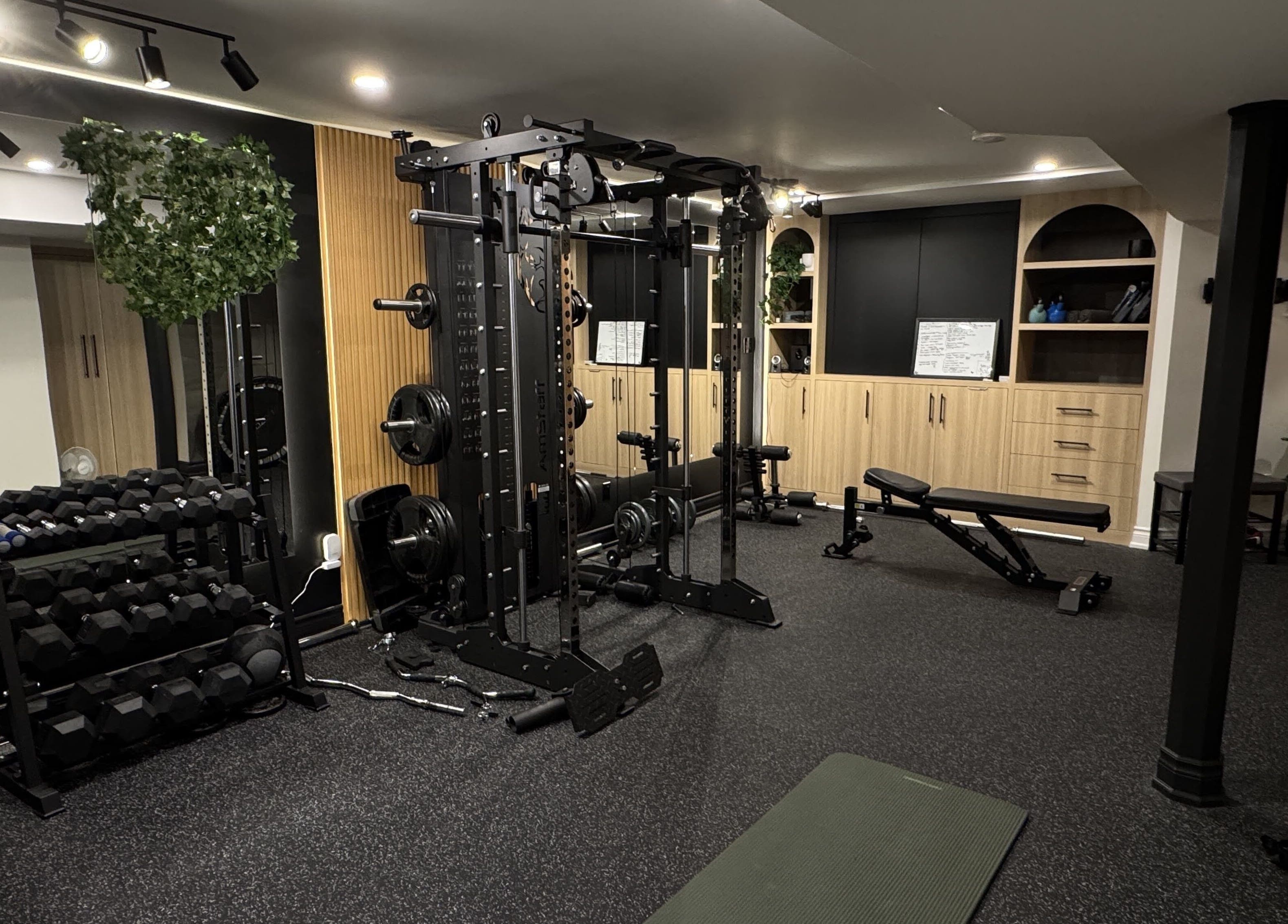 Modern fitness facility at Allan Dominguez, CPT, Vaughan, Ontario, CA, featuring quality gym equipment.