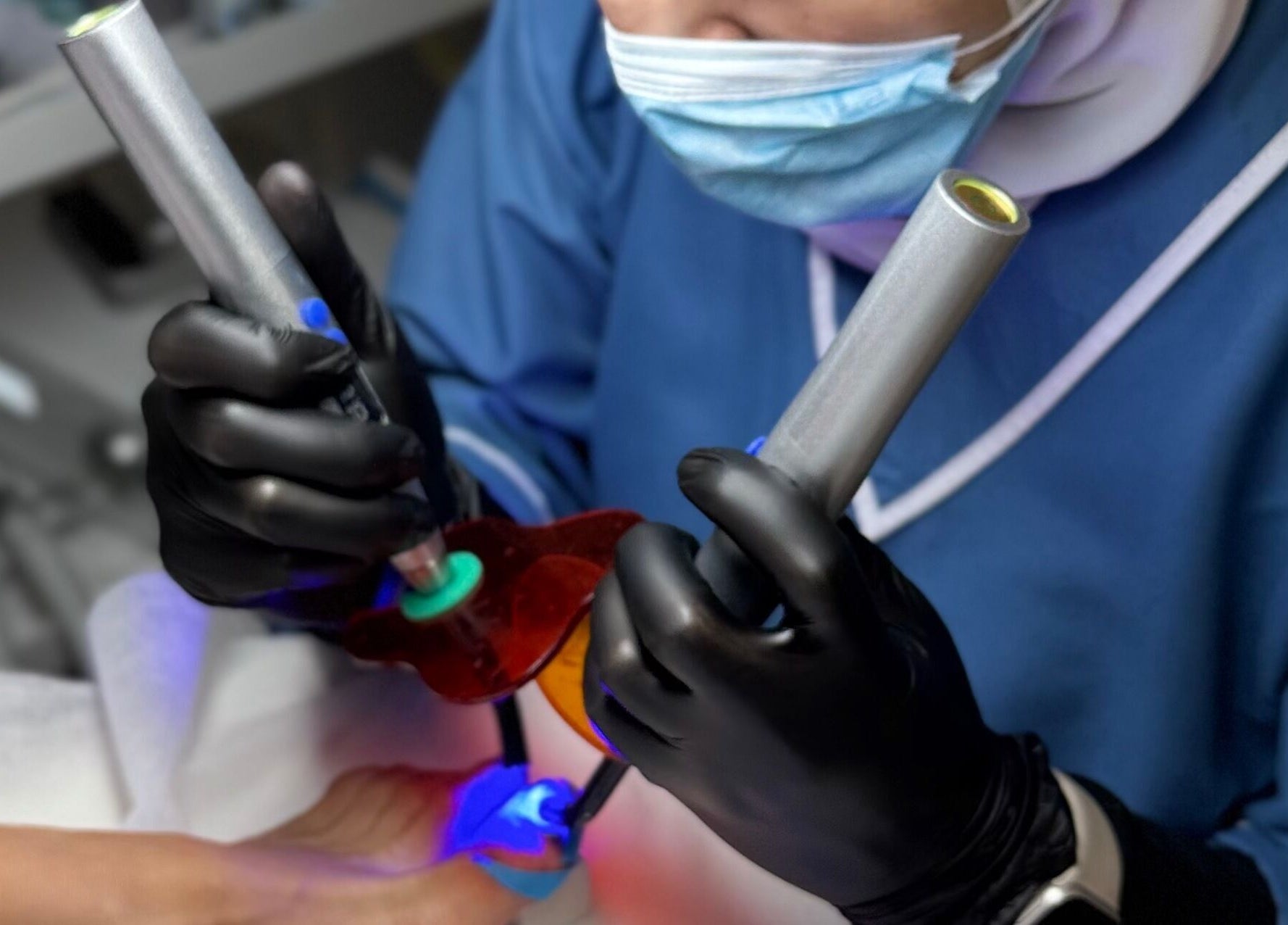 Expert nail care at Mariam.Podo in Amman, Amman Governorate, JO, showcasing meticulous foot treatment.