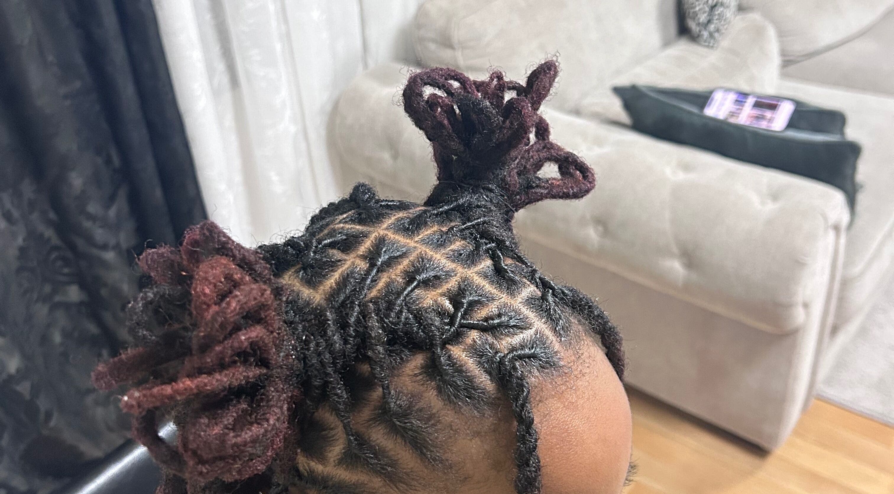 Stylish braids at The LOSK touch! in Meise, Vlaanderen, BE, featuring intricate styling techniques.