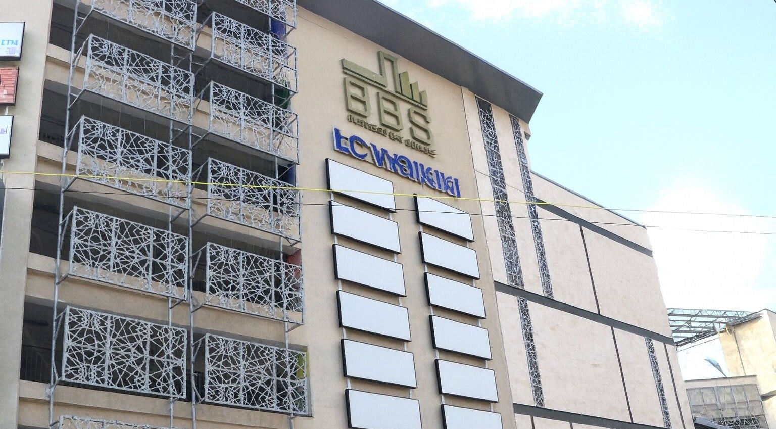 Ajab Beauty and Aesthetics facade in Nairobi, Nairobi, KE, showcasing unique architectural design.