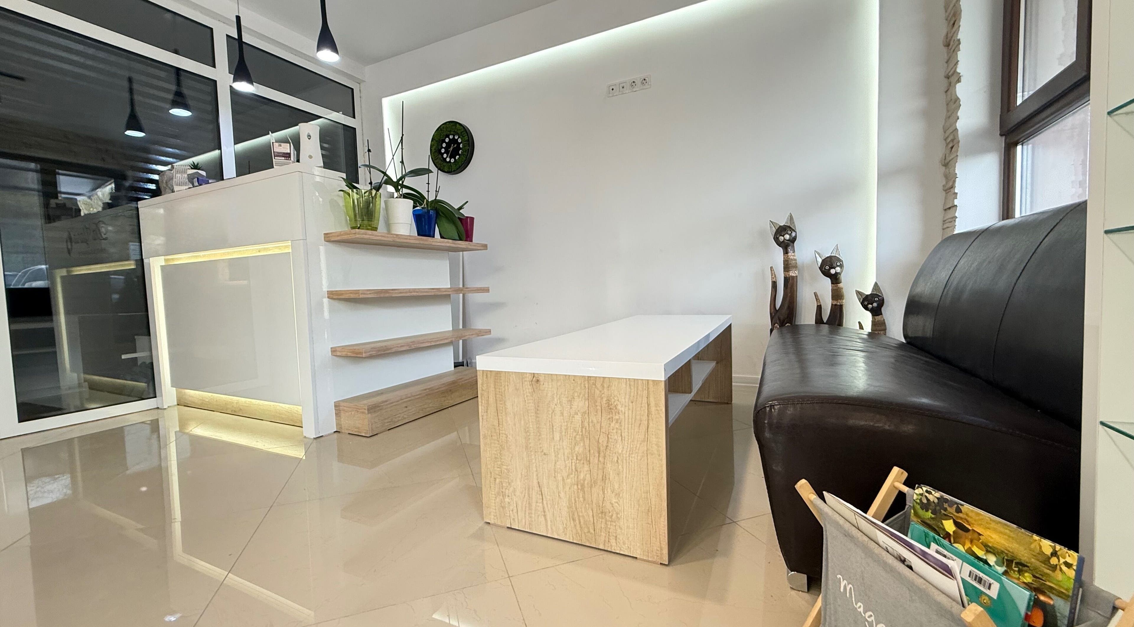 Уютен салон с диван и декорации в Мария Димитрова ЕТ, Варна, Варна, BG.