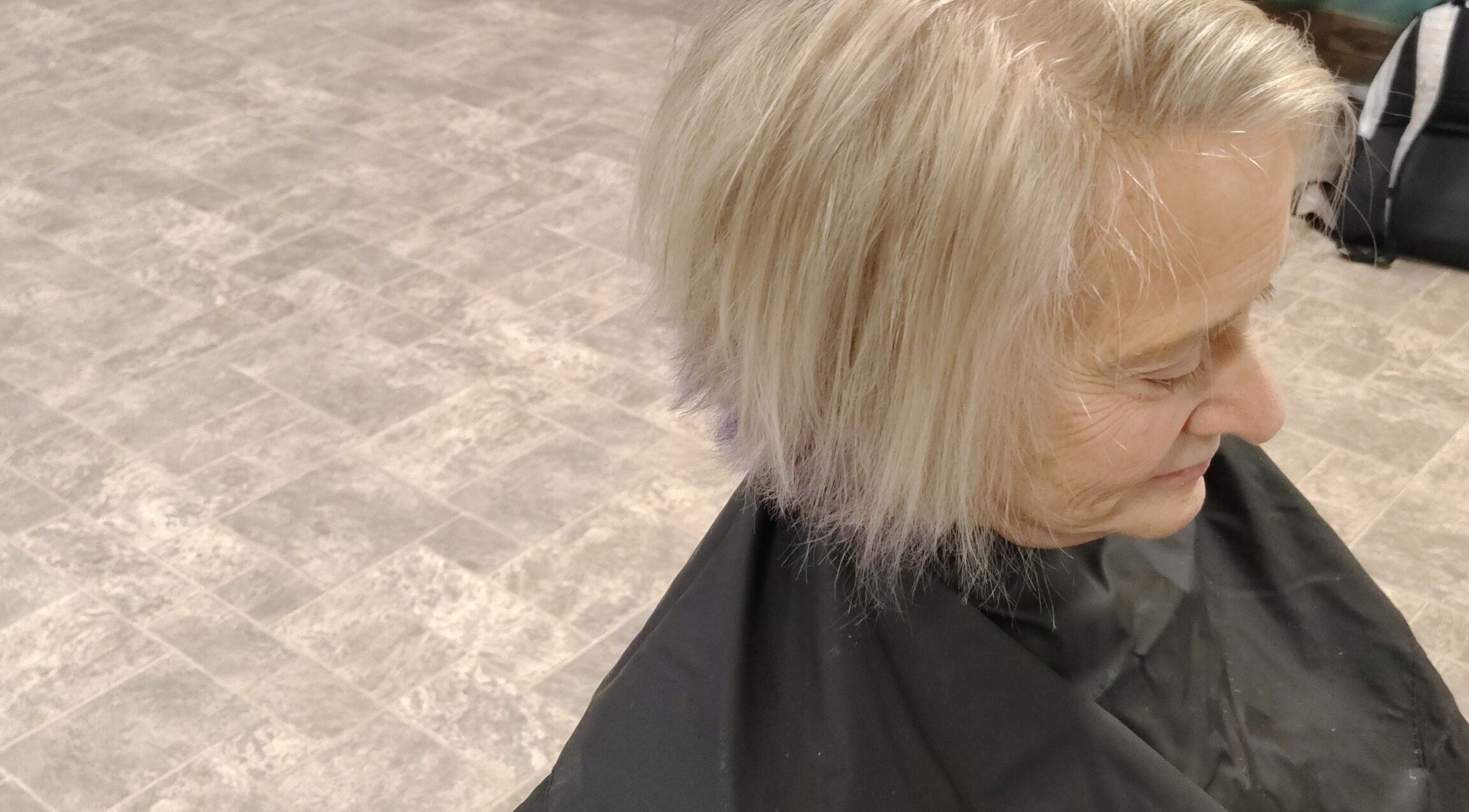 Modern haircut at Elevated Elegance Beauty in Lovelock, Nevada, US.