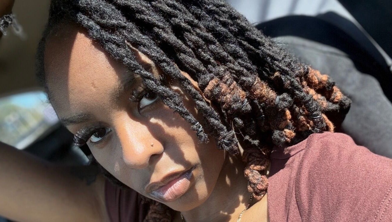 Stylish locs hairstyle at Loc’d With GBaby in Conyers, Georgia, US, highlighting unique texture and design.