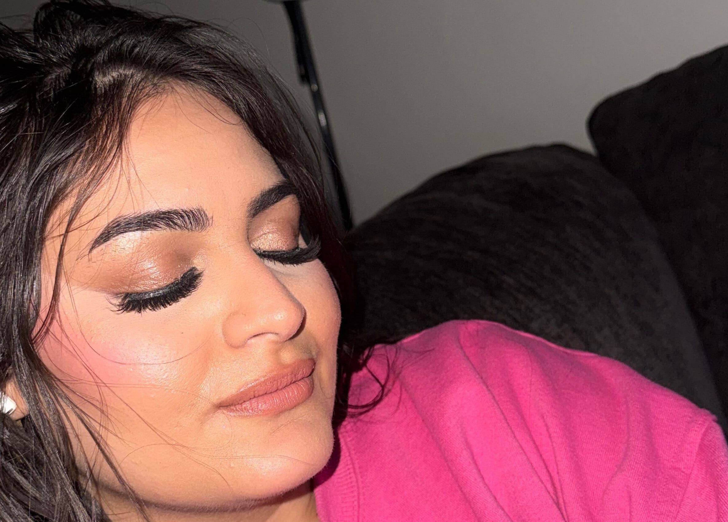 Glam by Sara makeup highlight in Harrisburg, Pennsylvania, US featuring elegant eyelashes and flawless skin.