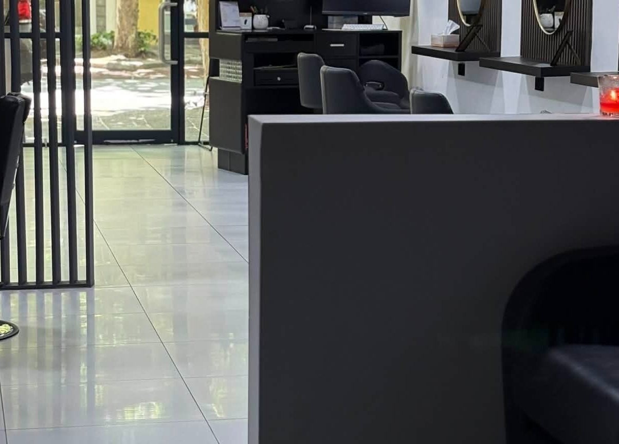 Elegant interior of Yasu Hair, Perth, Western Australia, AU, showcasing modern chairs and decor.