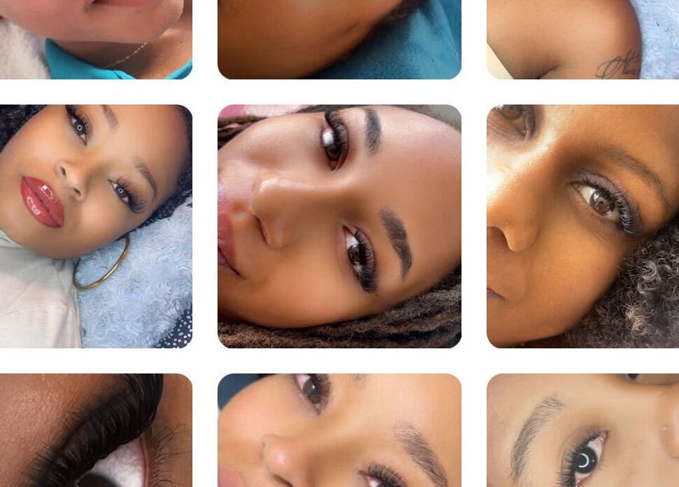 Visages souriants avec extensions de cils chez Shi’z iconic, Fort-de-France, MQ.