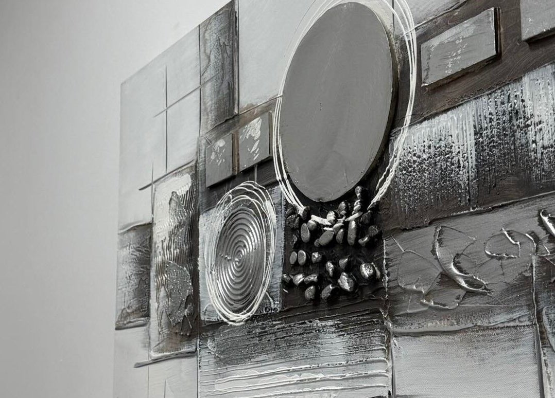 Текстурно платно с геометрични форми в Podo Studio Varna, Varna, Varna, BG.