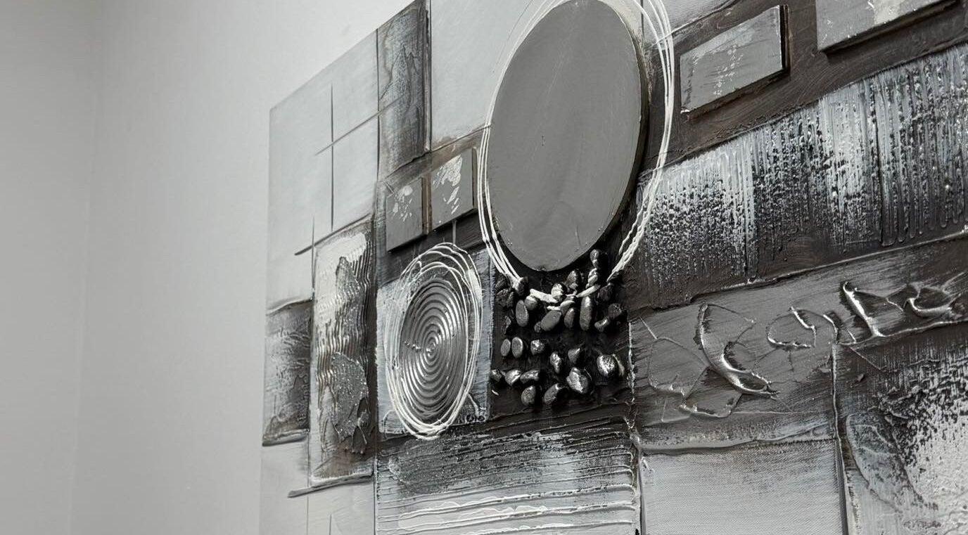 Текстурно платно с геометрични форми в Podo Studio Varna, Varna, Varna, BG.