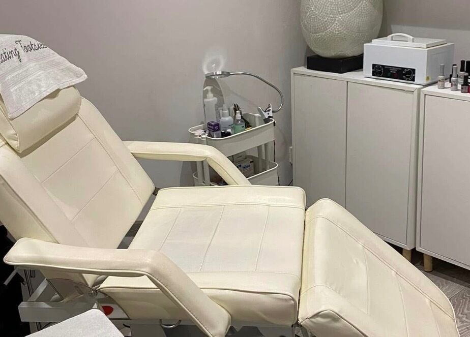 Therapy chair at Essex Foot Care in South Ockendon, England, GB. Ideal for foot treatments and relaxation.