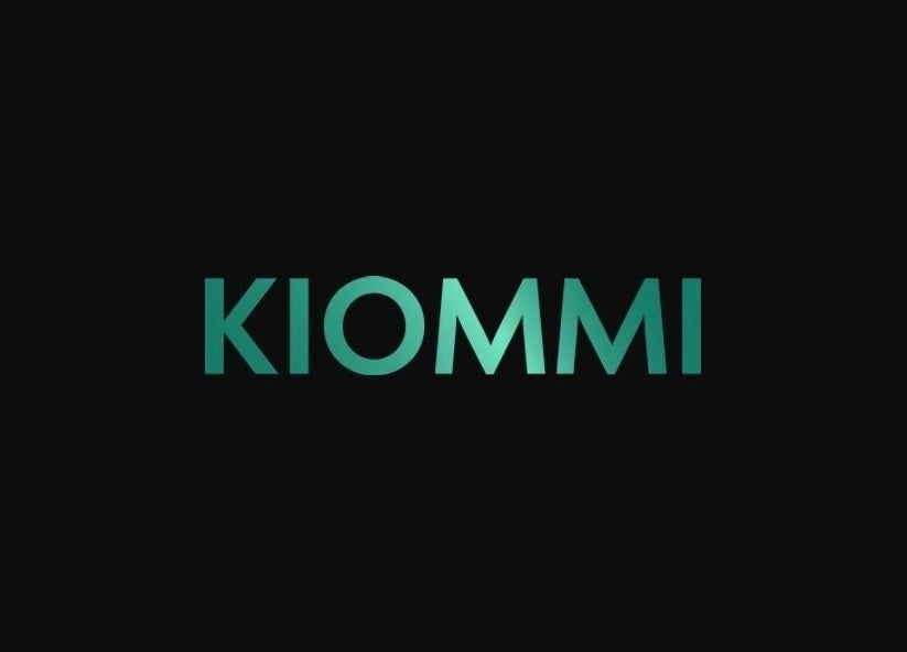 KIOMMI ltd logo on a dark background, Lagos, Lagos, NG.