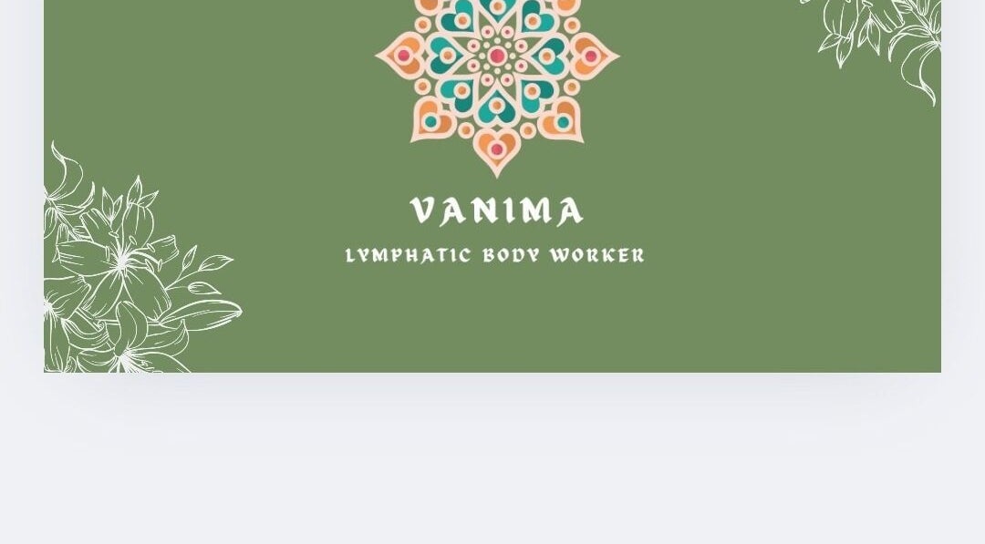 Vanima logo with floral design on green background, located in Ipswich, Queensland, AU.