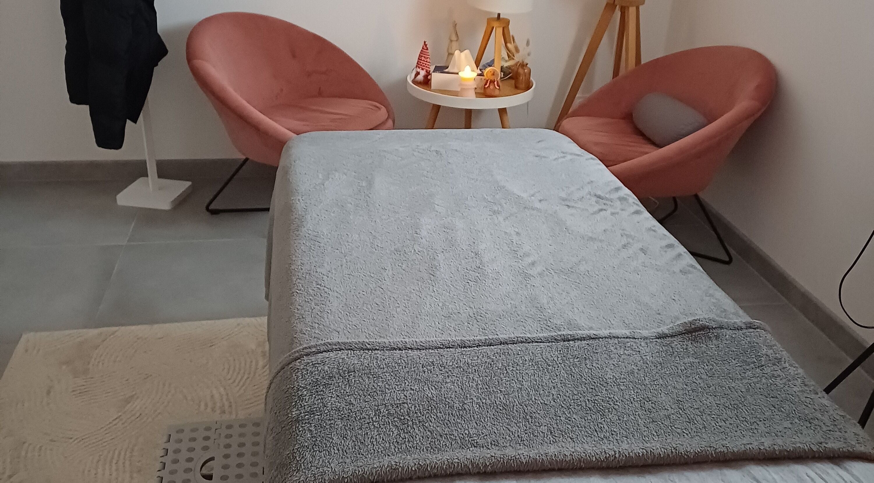 Espace détente cosy chez Nutrition et bien être avec Hélène à Frontignan, Occitanie, FR.