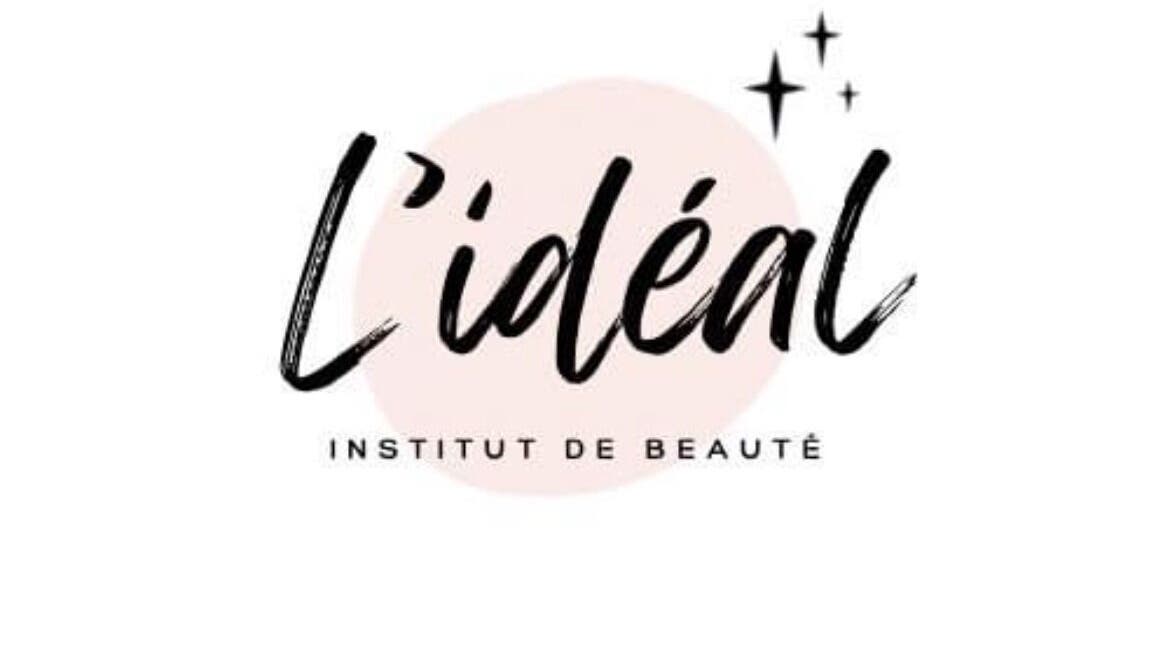 Logo de L idéal, institut de beauté à Nice, Provence-alpes-côte D'azur, FR avec étoiles stylisées.