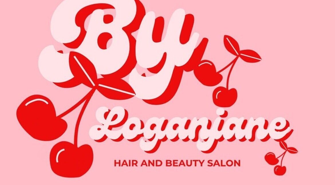 Byloganjanesalon logo with cherries, located in Houghton Le Spring, England, GB.