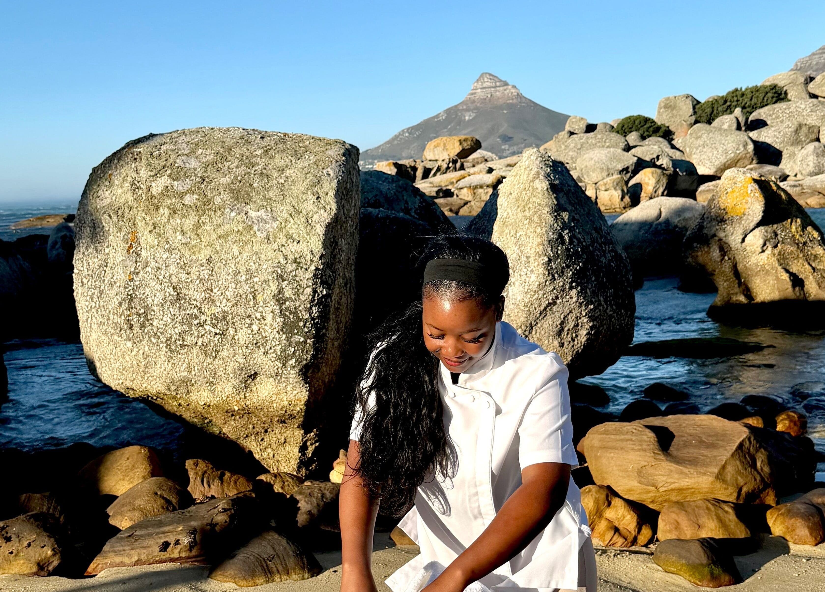 Relaxation Realm Mobile Massage therapist in Cape Town, Western Cape, ZA offering serene beachside service.