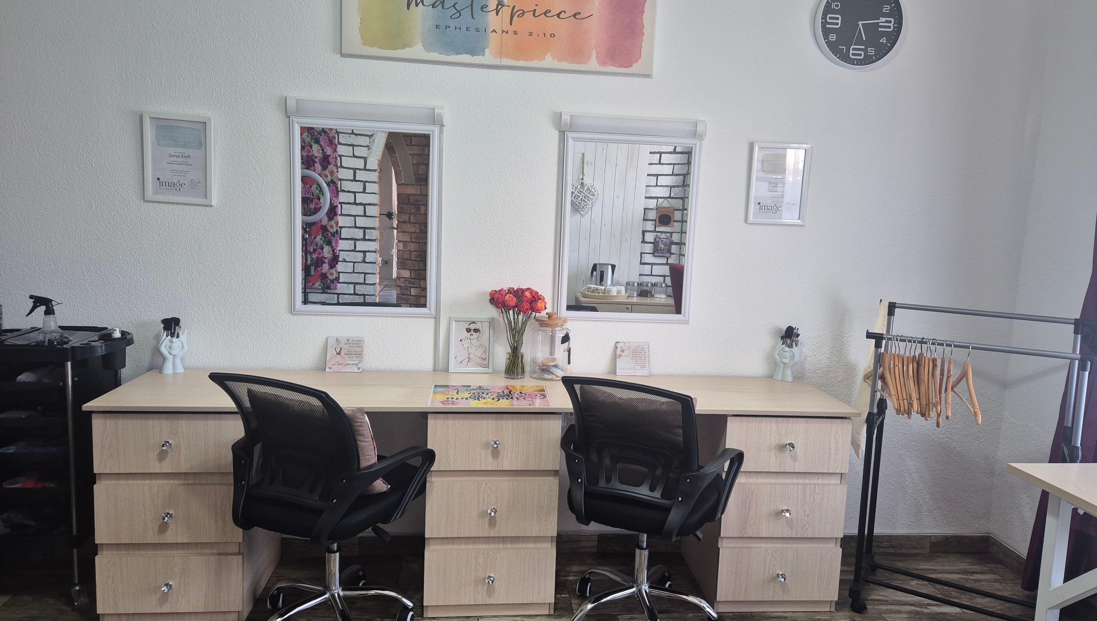 Elegant workspace at The Masterpiece Consulting, Krugersdorp, Gauteng, ZA with stylish decor and seating.