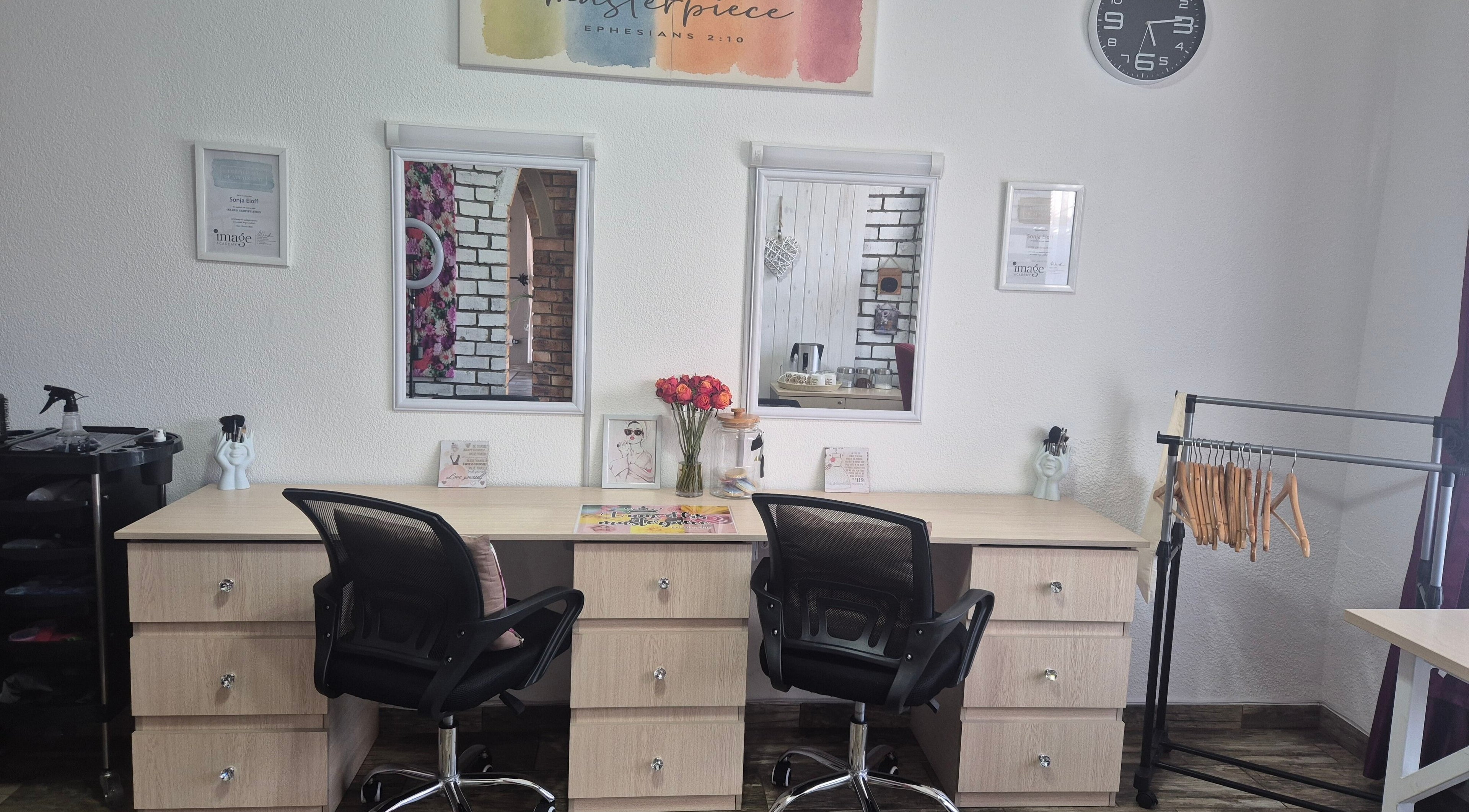 Elegant workspace at The Masterpiece Consulting, Krugersdorp, Gauteng, ZA with stylish decor and seating.