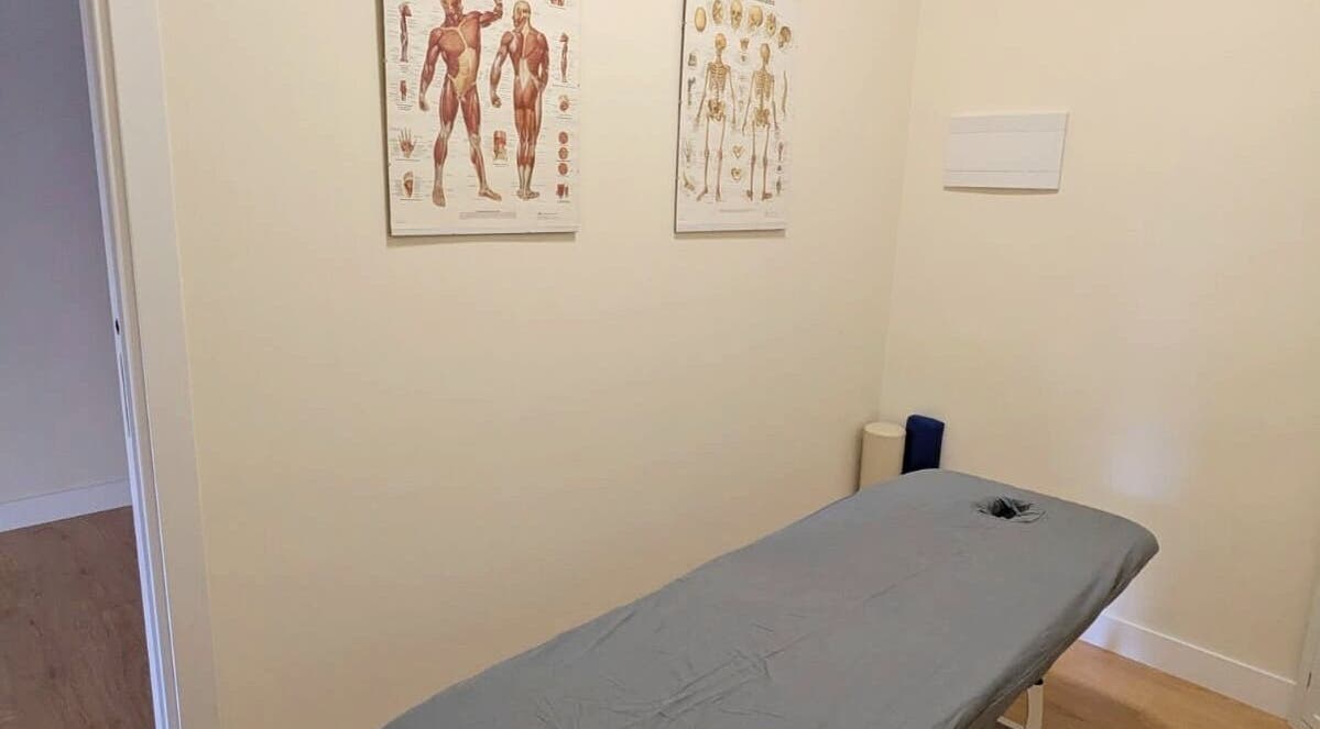 Sala de tratamiento en Osteopatía Fuente del Berro, Madrid, Comunidad De Madrid, ES.