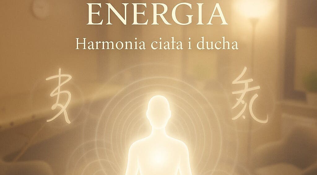 Plakat z sylwetką promującą Gabinet pracy energetycznej, Mokronos Górny, Województwo Dolnośląskie, PL.