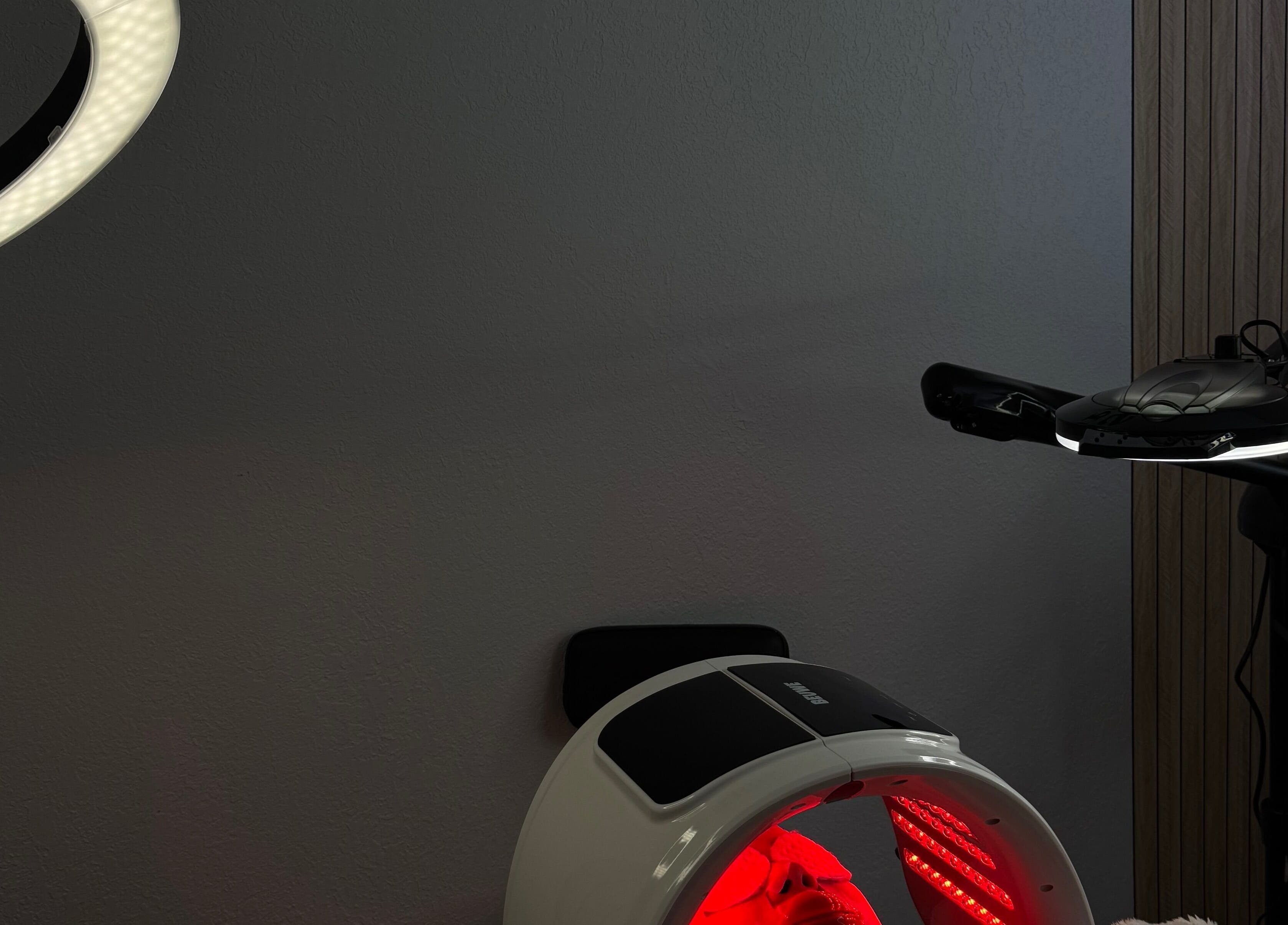 Advanced beauty technology at Oseas Beauty & Spa, Tampa, Florida, US, showcasing a modern treatment pod.