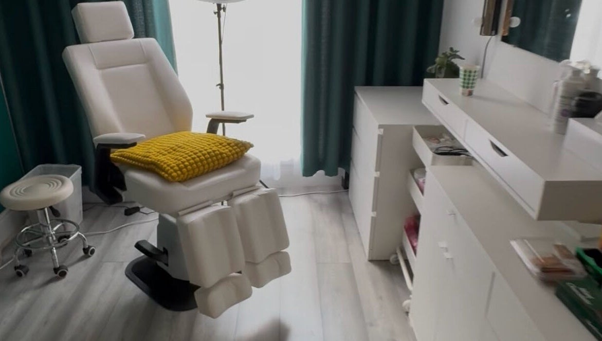 Sleek treatment chair in LuxFase&Beauty, Dublin, County Dublin, IE, creating a tranquil spa ambiance.