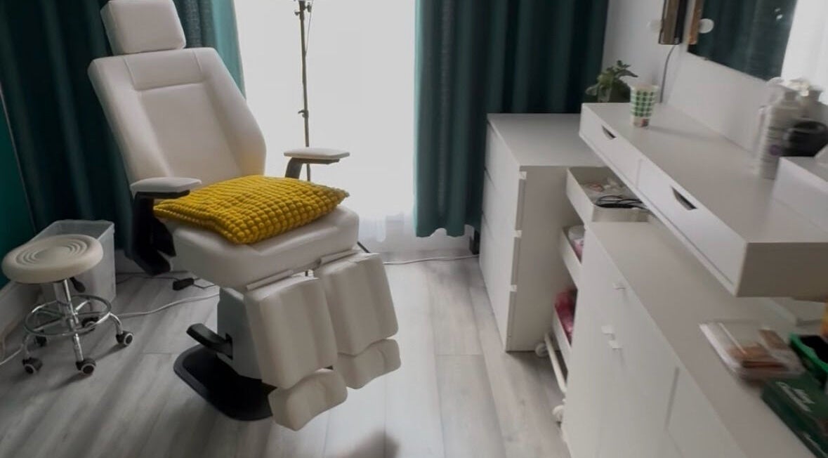 Sleek treatment chair in LuxFase&Beauty, Dublin, County Dublin, IE, creating a tranquil spa ambiance.