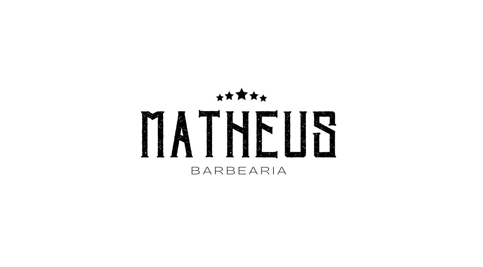 Logotipo da BARBEARIA MATHEUS em Ceará, Ceará, BR, destaque no design moderno.